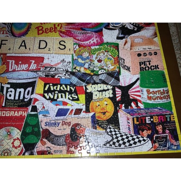 White Mountain 1000 piece “FADS” Collage Puzzle. - Picture 6 of 9